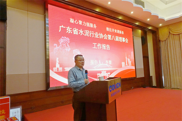 4协会常务副会长李黎作八届理事会工作报告.jpg